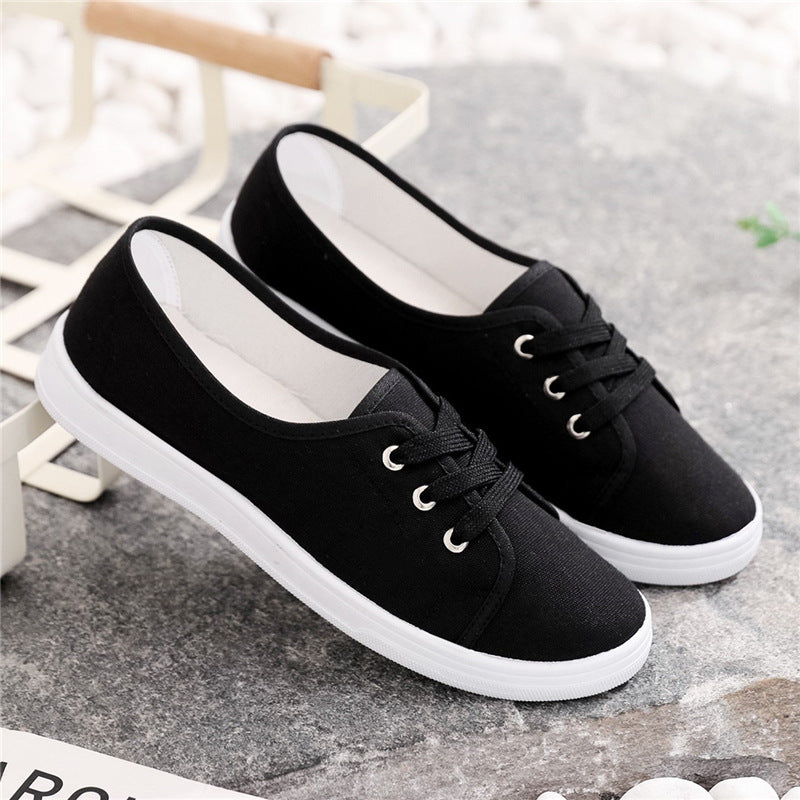 Spring And Autumn Canvas Student Shoes